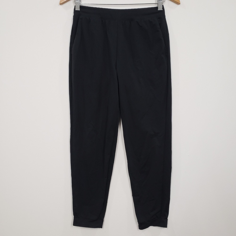 Uniqlo Joggers Black Dry-EX Ultra Stretch Active Tapered Pants Gorpcore Sporty - Picture 1 of 5